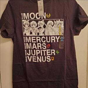 Sailor Moon Group Short Sleeve Shirt Graphic Tee